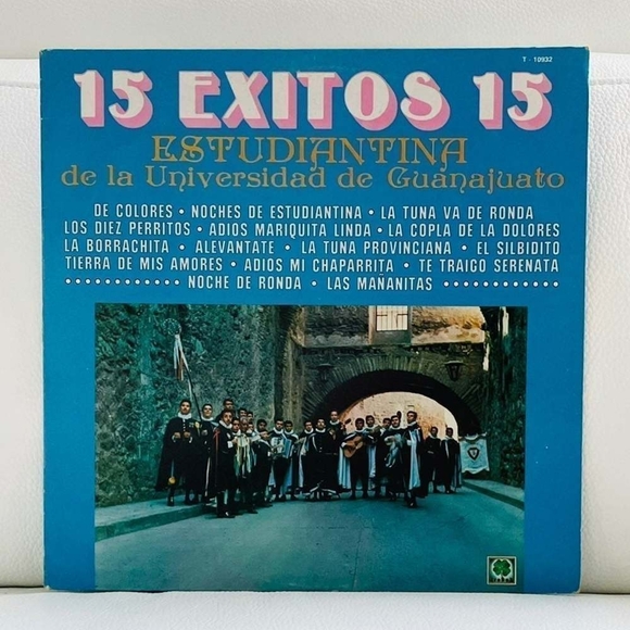 LP Estudiantina De Guanajuato -15 exitos Vinyl Record - Picture 1 of 2
